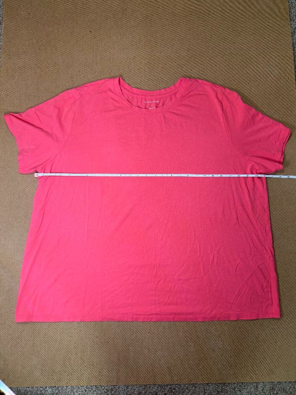 Universal Standard Hot Pink Crewneck T-Shirt Size M Plus Size Essential Tee